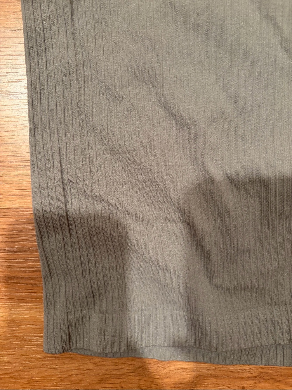 Amazon Women's Ribbed Racerback Tank Top - Gray - Picture 2 of 3